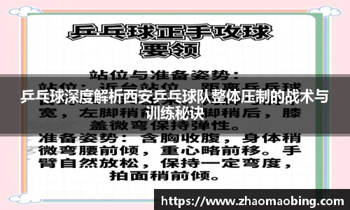 乒乓球深度解析西安乒乓球队整体压制的战术与训练秘诀